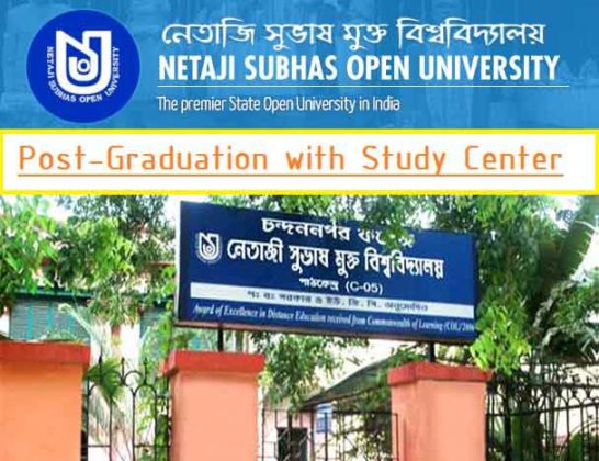 Netaji Subhas Open University NSOU Post-Graduation & BLIS Course ...